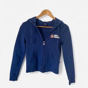 Vintage Paul Frank navy blue zip up hoodie